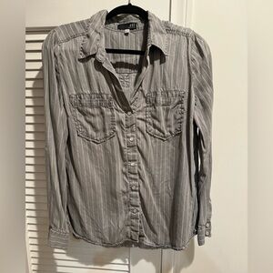 Kut From The Kloth Hannah Stripe Button Up Shirt